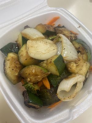 Side veggies  at Tasty Hibachi in Arkadelphia