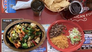 Beans boiled in water   at La Posada Real  in Reno
