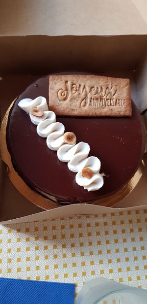 Royal au chocolat at Les Douceurs du Colibri in Dijon