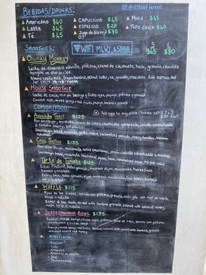 Menu 12-27-21  at Same Same But Different in El Pescadero