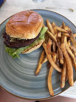 Ask for veggie burger   at Sebastian's on the Beach in Tortola