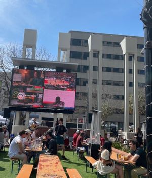 Live music most nights and dog friendly  at Market On Main in Columbia