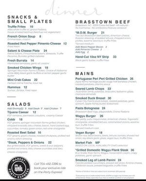 Vegan burger and truffle fries  at Market On Main in Columbia