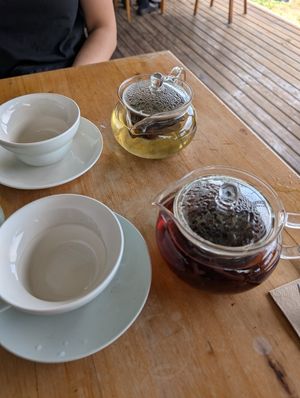 Lemon Grey & Ginger Lemoncello Tea at Simes Kitchen in Kaikoura