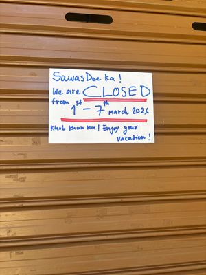 Don’t bother walking here, as I just arrived to this😒  at JaJa Cafe & Spice in Krabi