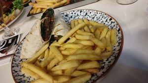 Bean wrap at Küff Yeldeğirmeni in Istanbul