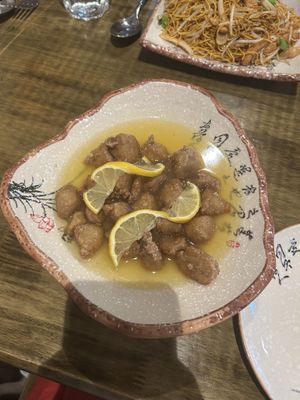 Vegan Lemon chicken  at 1423 China Kitchen in Windsor