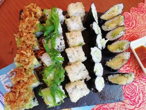 Various sushi  at Albufeira Sushi in Albufeira