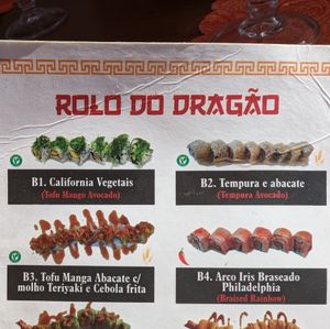 B1, B2 and B3 are vegan. As of January 31, 2024. at Albufeira Sushi in Albufeira