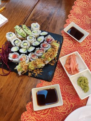 Vegan sushis at Albufeira Sushi in Albufeira