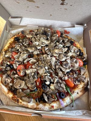 Mushroom lovers  at Blaze Pizza in Rowlett