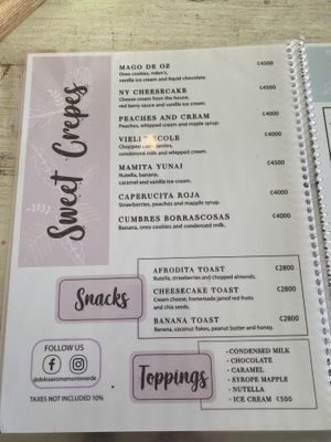   at Dolce Aroma in Monteverde