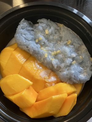 Mango sticky rice   at Urban Vegan - Lake View in Chicago