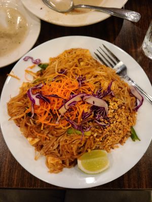 Pad Thai with Tofu at Urban Vegan - Lake View in Chicago