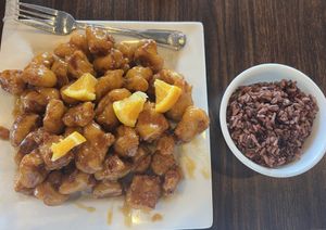 Orange Chicken  at Urban Vegan - Lake View in Chicago