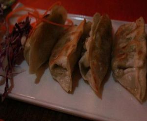 Grilled Veggie Dumplings at Urban Vegan - Lake View in Chicago
