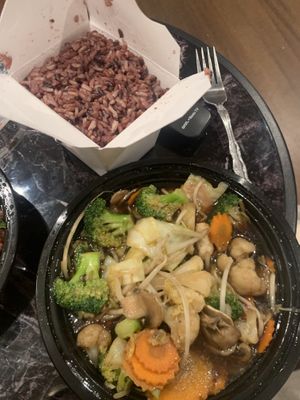 Stir fried vegetables   at Urban Vegan - Lake View in Chicago