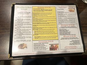 Menu as of Feb 2024  at Urban Vegan - Lake View in Chicago