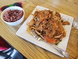 This picture really doesn't do it justice. It was fantastic! at Urban Vegan - Lake View in Chicago