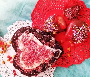 Heart brownie vegan at Sound Mind Treats in Indianapolis