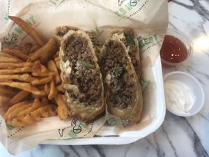 Philly egg rolls  at Can't Believe It's Not Meat - Chicago Ave in Chicago