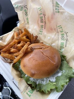 Pop’s Fish Sandwich   at Can't Believe It's Not Meat - Chicago Ave in Chicago