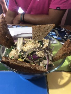 Ceviche de Champions   at Violeta Dulceria Vegana in Valparaiso