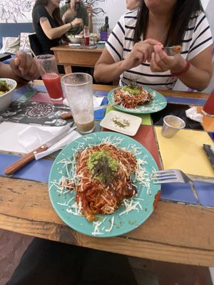 lasaña de verduras  at Violeta Dulceria Vegana in Valparaiso