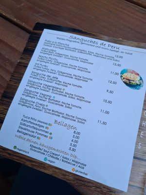 Menu 2 at La Lucha in Darmstadt