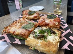   at Pizza Collective in New York City