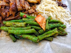 Long bean at Ju Fu Yuan Vegetarian Delight 聚福缘素食 - Blk 929 Tampines in East Singapore