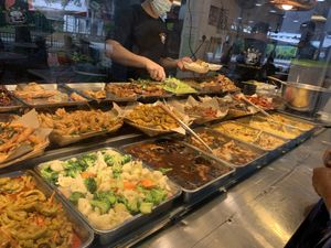 Many ingredients to choose from .  at Ju Fu Yuan Vegetarian Delight 聚福缘素食 - Blk 929 Tampines in East Singapore