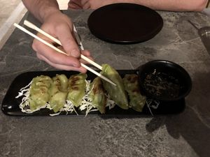 Gyoza  at ARROI Restaurant in Bled