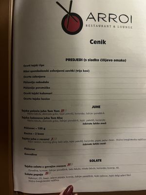   at ARROI Restaurant in Bled