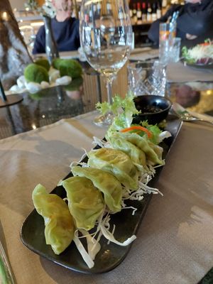 Gyoza at ARROI Restaurant in Bled