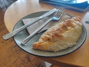 Vegan pastie  at Henry & Rose in Keith