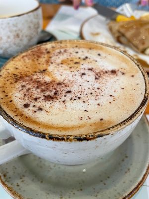 Cappuccino at Despensa N6 in Lisbon