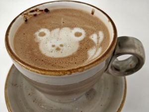 Mocha with oat milk at Soul Kind Cafe in West Singapore