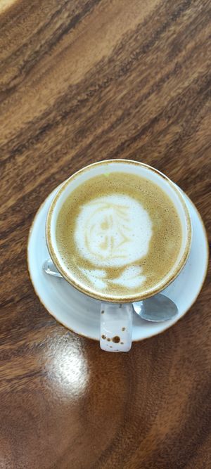 Pandan with cute girl design 💕 at Soul Kind Cafe in West Singapore