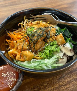 bibimbap  at Soul Kind Cafe in West Singapore
