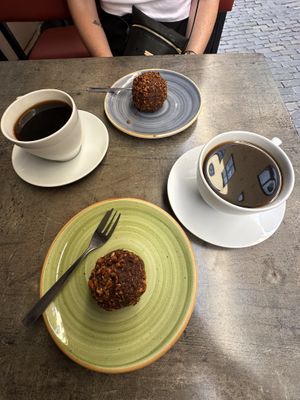 Hazelnut Boll  at Café Kladdkakan in Stockholm