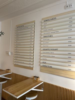 Getränkekarte   at Hygge in Lisbon