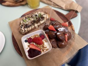 Veganer Brunch  at Hygge in Lisbon