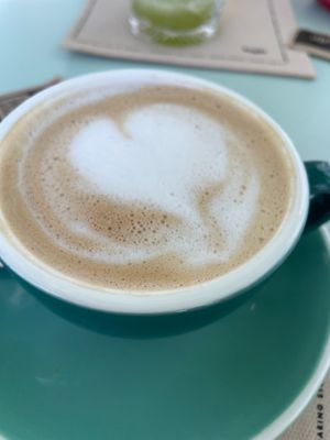 Moca with coconut milk at Hygge in Lisbon