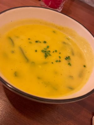 Soup of the day at Hygge in Lisbon