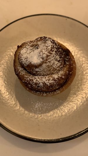 Cinnamon roll #Veganuary at Hygge in Lisbon
