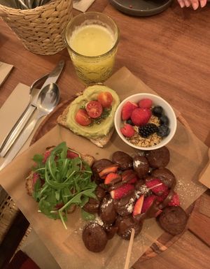 Vegan brunch! Lovelyy  at Hygge in Lisbon