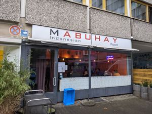 Outside of Mabuhay. at Mabuhay  in Berlin