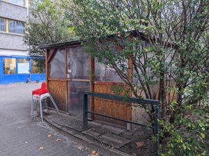 Some extra seating at Mabuhay. at Mabuhay  in Berlin