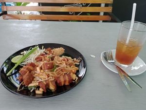 Garden setting at Veggie Tales x Wagging Tales Cafe in Hua Hin